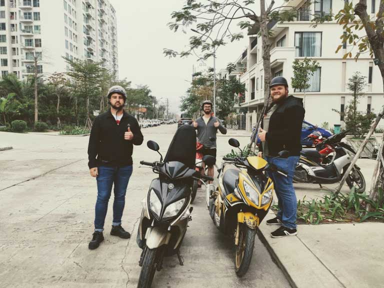 thuê xe máy tại Bắc Giang