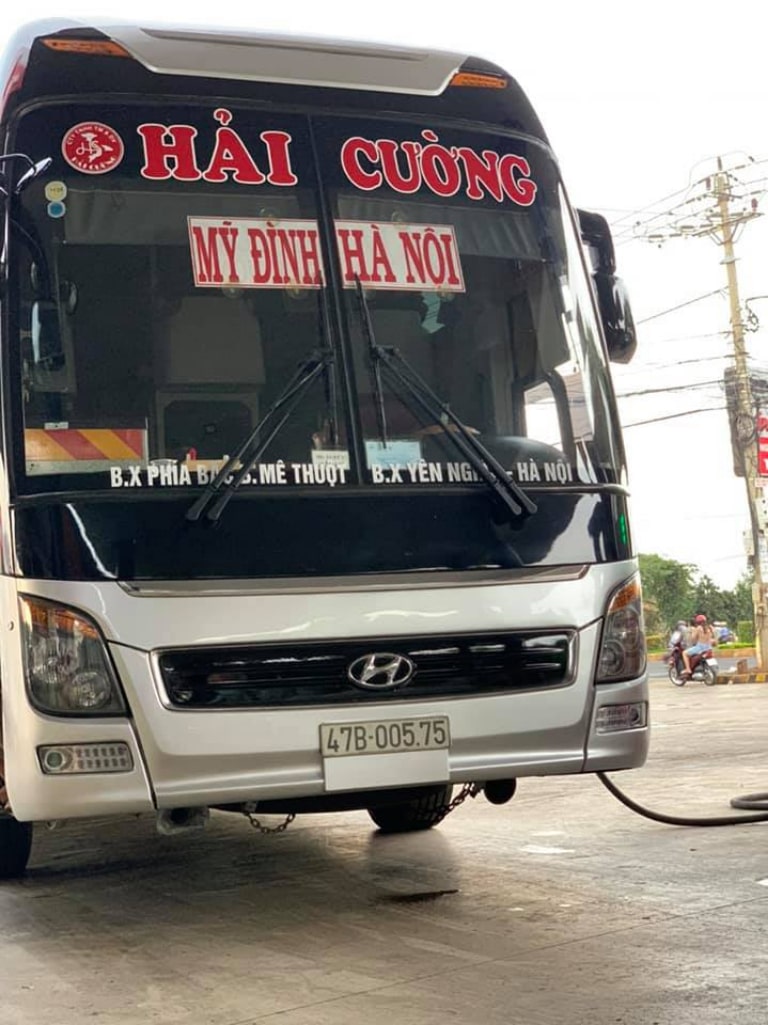 Xe khách Hà Nội Bình Phước. 