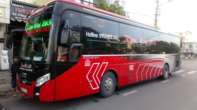 Xe khách Kim Chi 265 chạy tuyến Hà Nội Đà Nẵng