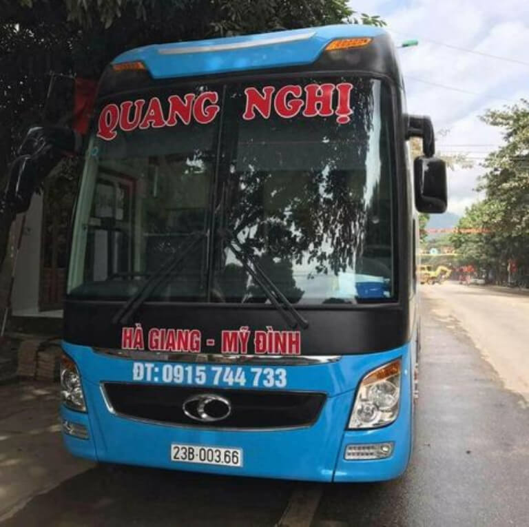 Xe khách Hà Nội đi Hà Giang - Quang Nghị