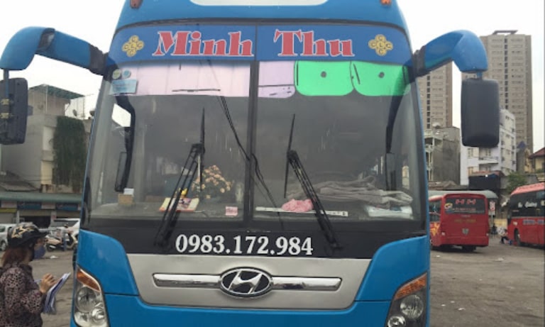 Xe khách Minh Thu tuyến Hà Nội vào Rạch Giá