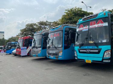 Dàn xe khách của A Ba Hà Nội Sài Gòn