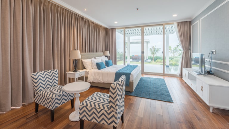 Phòng hạng deluxe tại Oceanami