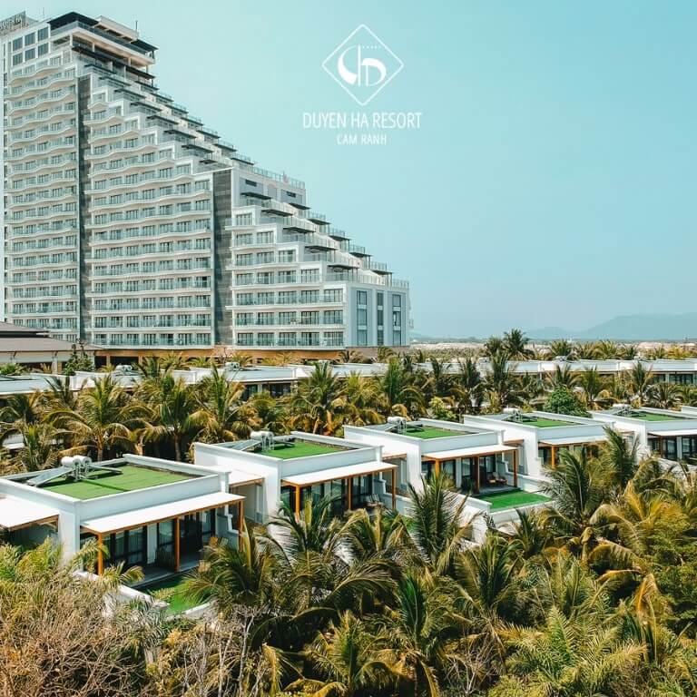 Kiến trúc ấn tượng của khách sạn tại resort Duyen Ha