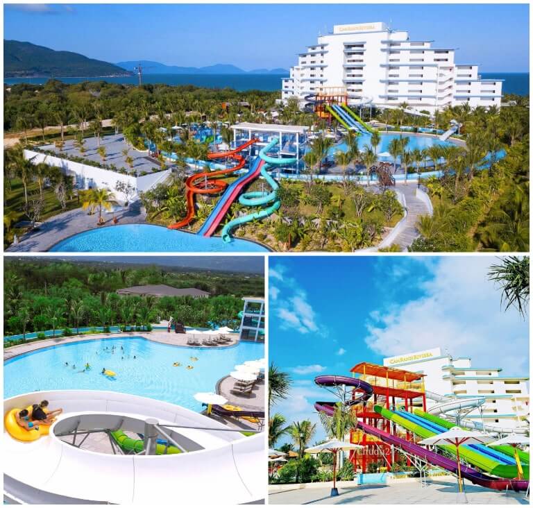 Khu công viên nước đồ sộ siêu hấp dẫn tại resort Riviera Cam Ranh