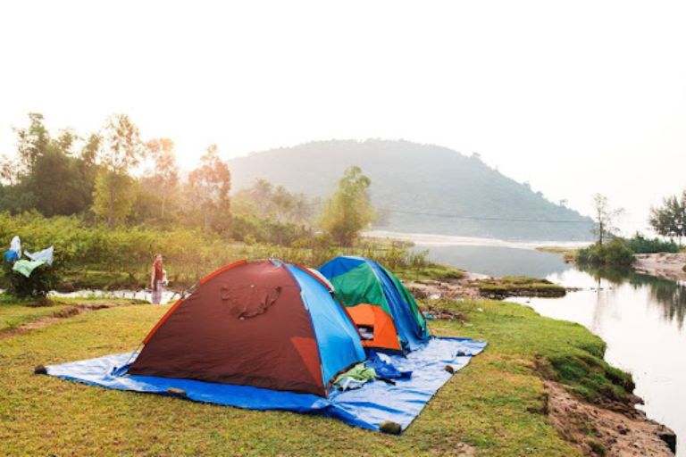 Cắm trại hồ Xanh Đà Nẵng