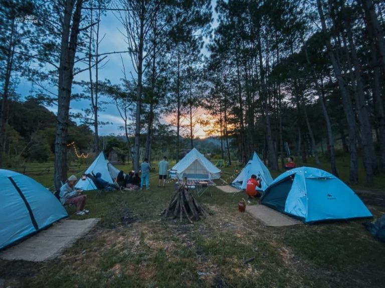 Các điểm cắm trại núi Dinh 