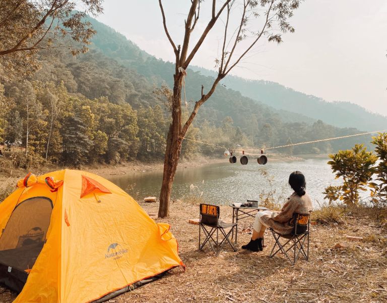 Cắm trại hồ Đồng Đò Sóc Sơn