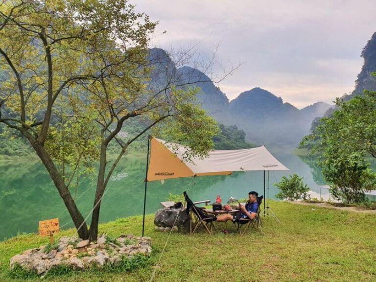 Cắm trại tại Hồ Kèo Cà Sóc Sơn 
