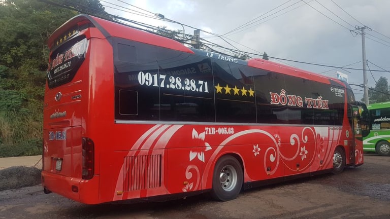 xe khách Sài Gòn Bến Tre Đồng Tiến