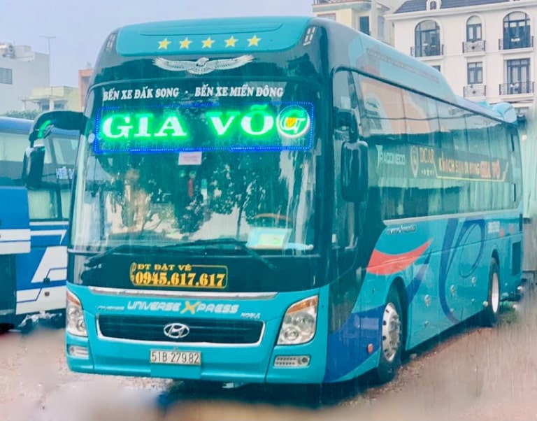 xe khách Sài Gòn Đắk Nông Gia Võ