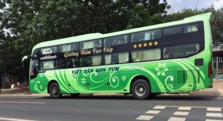 xe Việt Tân Sài Gòn đi Kon Tum