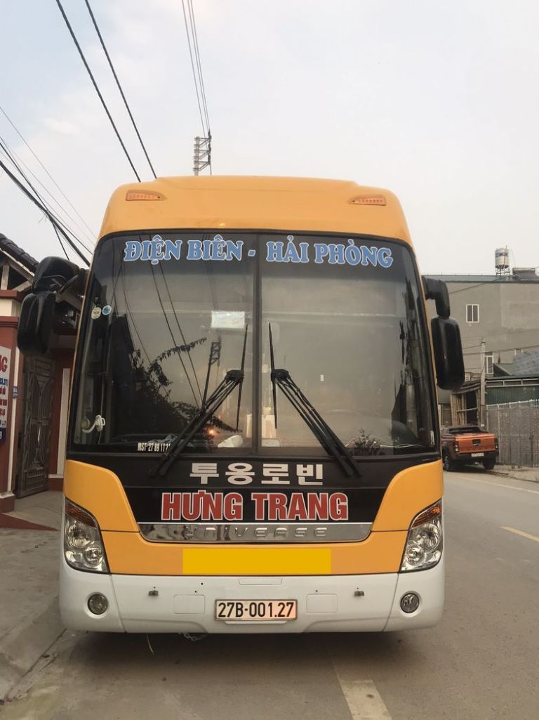 Xe khách Hưng Trang Hải Phòng đi Sơn La