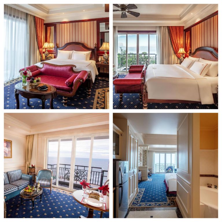 Phòng Deluxe Double Room With Sea View 