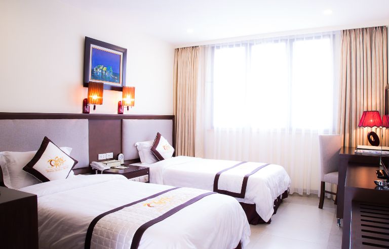 Khách sạn có hệ thống phòng nghỉ khá tốt, đáo ứng nhu cầu đa dạng của khách hàng. (Nguồn: dosonresorthotel.com)