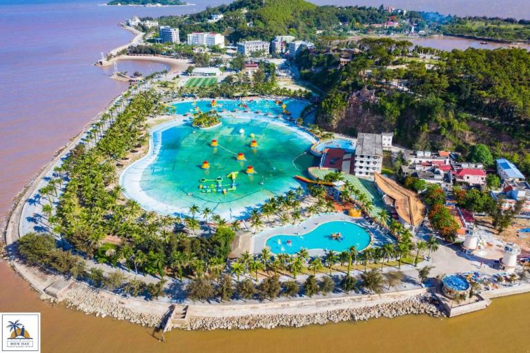 Hòn Dáu Resort được coi là nơi thư giãn tuyệt vời nhất tại thành phố cảng Hải Phòng. (nguồn: Booking.com)
