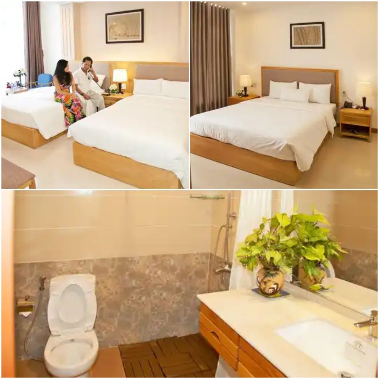 Phòng ốc tại Elegant Hotel sạch sẽ, rộng rãi, đầy đủ tiện ích. (Nguồn: Booking.com)