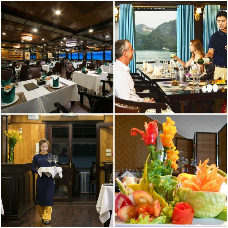 Khách hàng đăng ký lưu trú tại du thuyền La Regina Royal sẽ được thưởng thức điểm tâm tại nhà hàng The Grace. 