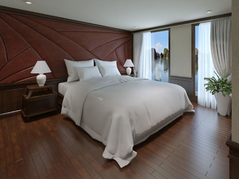 Loại giường đôi cỡ lớn được nhiều du khách lựa chọn hơn khi lưu trú tại hạng phòng Emotion Deluxe