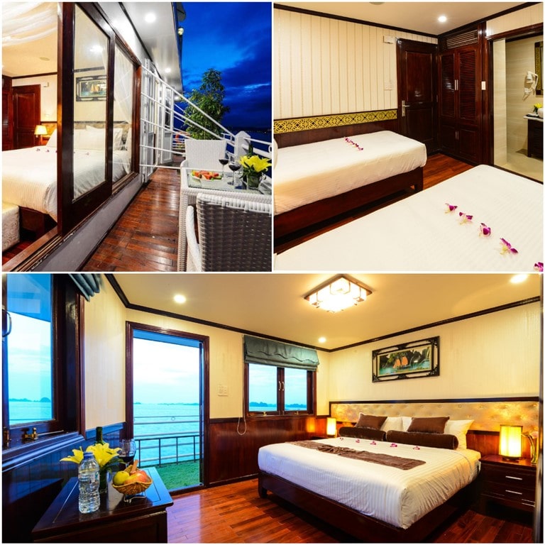 Phòng nghỉ được trang bị giường đôi hoặc giường đơn phù hợp với nhu cầu đa dạng của hành khách. Phòng nghỉ được trang bị giường đôi hoặc giường đơn phù hợp với nhu cầu đa dạng của hành khách. (Nguồn: Booking.com)