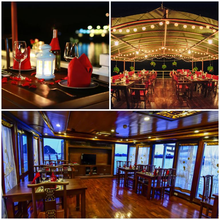 Các chế độ ăn uống đặc biệt cũng sẽ được các đầu bếp tại du thuyền Renea Ha Long lưu ý và phục vụ riêng cho hành khách có nhu cầu