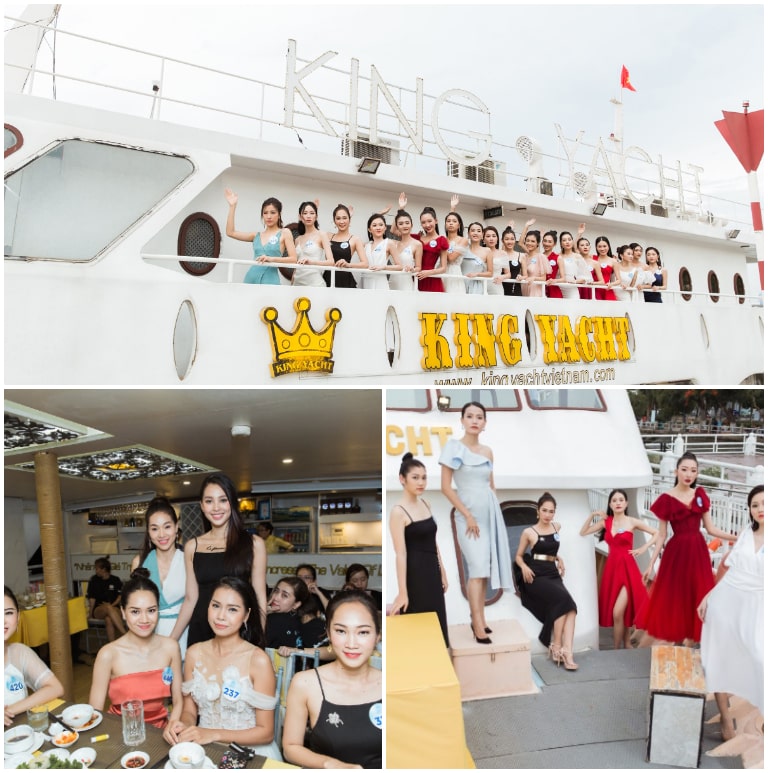 Du thuyền King Yacht là nơi thực hiện một số cảnh quay của chương trình Hoa Hậu Việt Nam 2019, đặc biệt có sự góp mặt của Hoa hậu Tiểu Vy.