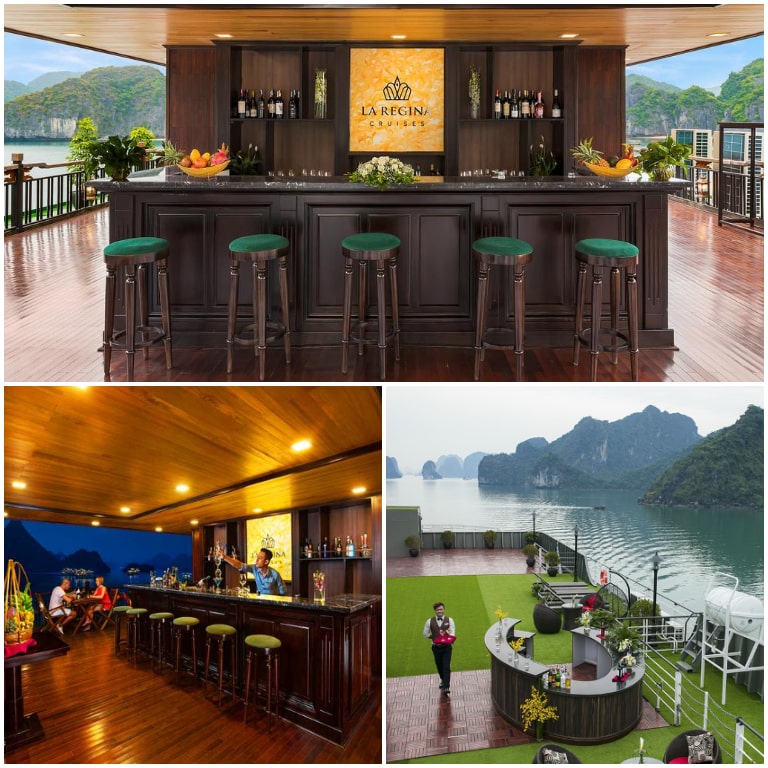 La Magia Cafe với view chất lượng là địa điểm thu hút đông đảo khách du lịch lưu trú tại du thuyền. 
