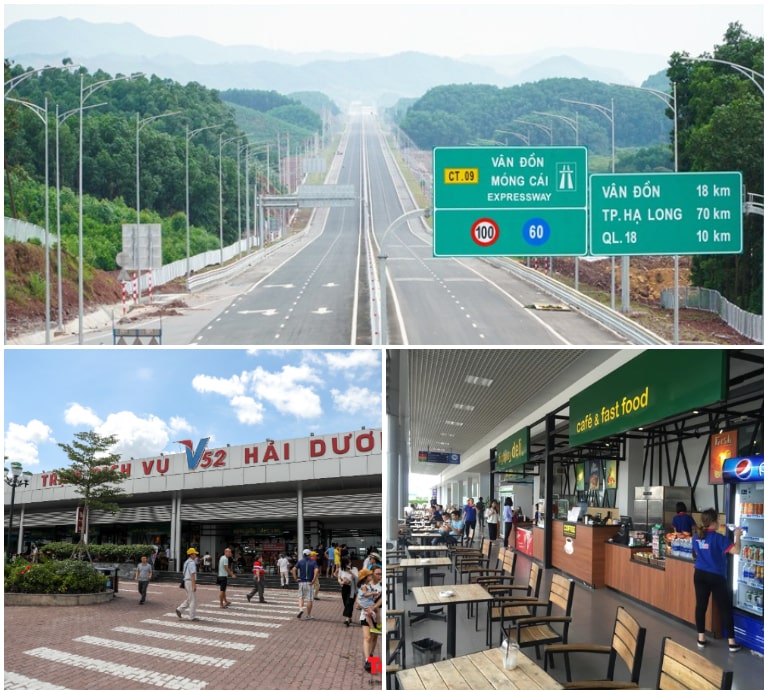 Cao tốc Hà Nội - Hạ Long - Vân Đồn hiện đại giúp tối ưu thời gian di chuyển trong tour du lịch Cô Tô.
