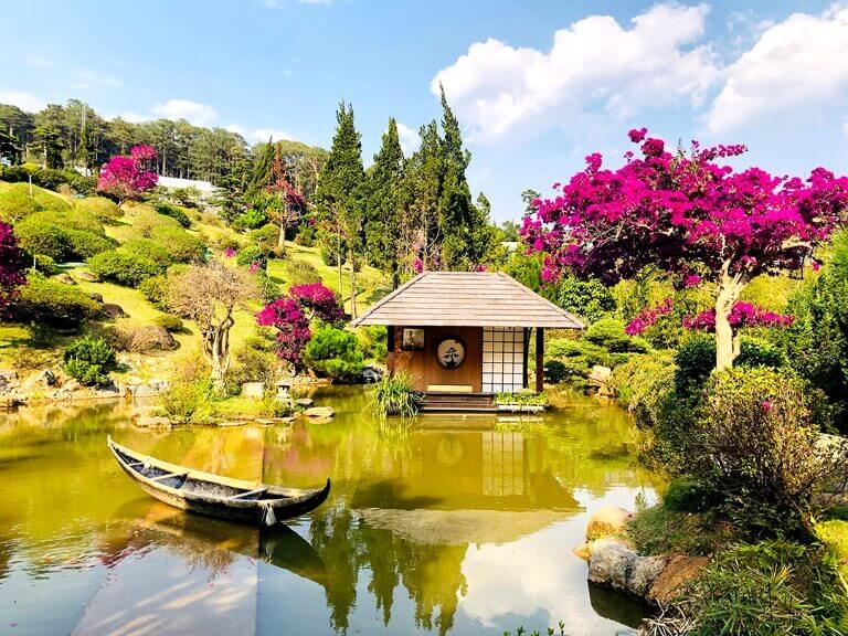 Quê Garden sẽ mang đến cho du khách những khu vườn rất "Nhật"