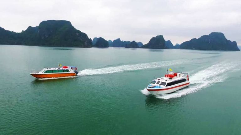 Hiện tại du khách có hai sự lựa chọn để di chuyển tới đảo Quan Lạn là cảng Cái Rồng và cảng Hòn Gai 