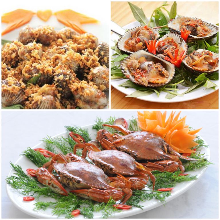 Hải sản là nguyên liệu không thể thiếu trong mỗi bữa ăn tại Tour du lịch Sầm Sơn 2 ngày 1 đêm