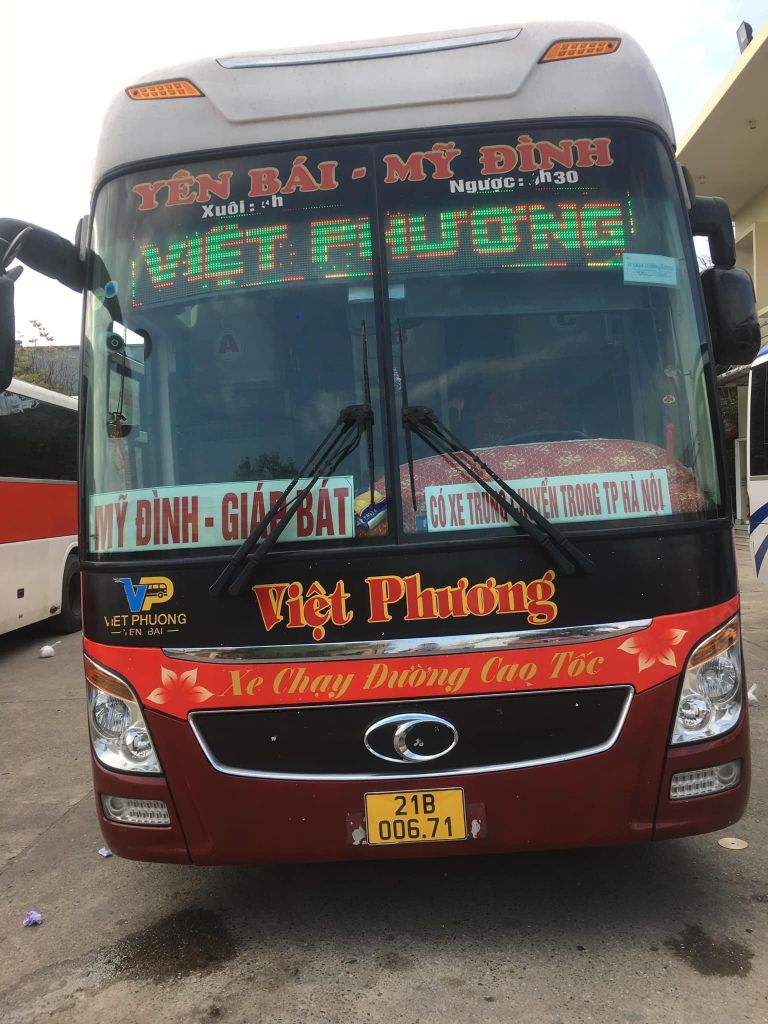 Nhà xe Việt Phương Hà Nội đi Cẩm Khê