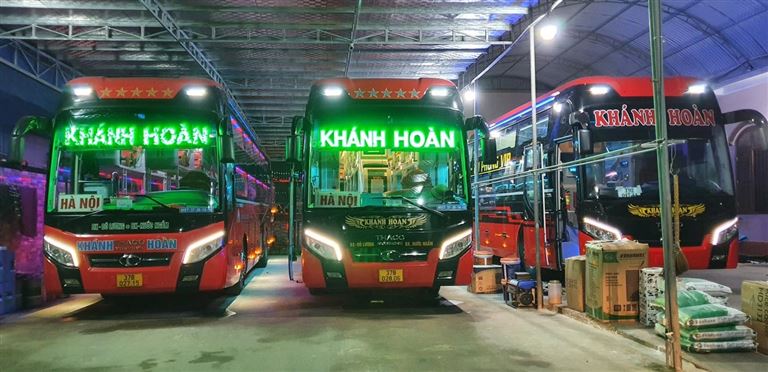 Xe khách Hà Nội Đô Lương Khánh Hoàn có nhiều chuyến đi trong ngày cho bạn thoải mái lựa chọn.