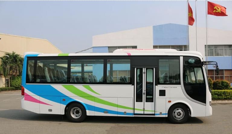Nhà xe Đam Tín đầu tư dòng xe Samco Isuzu đời mới nhất phục vụ khách hàng đi xe khách Hà Nội Hải Hậu.