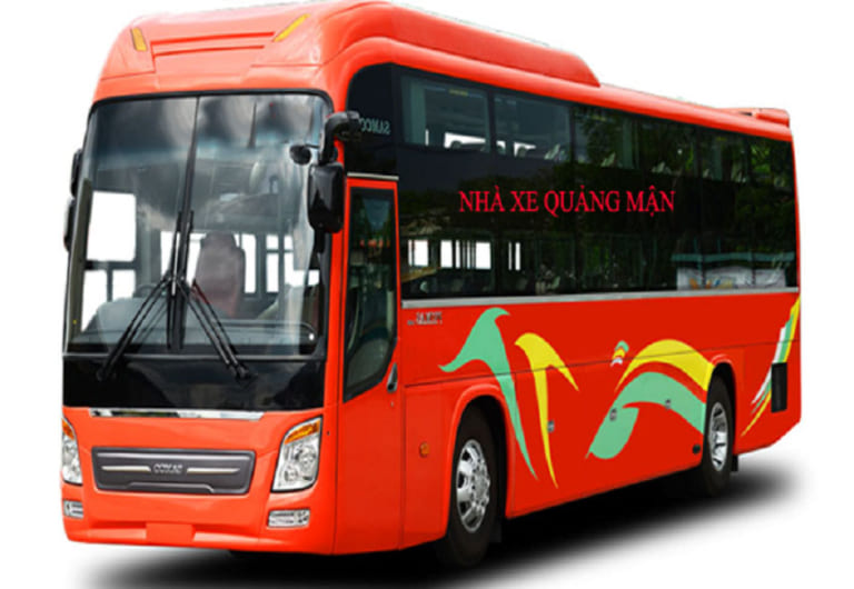 Xe khách Quảng Mận hoạt động nhiều năm trên tuyến đường Hà Nội Hoằng Hóa.