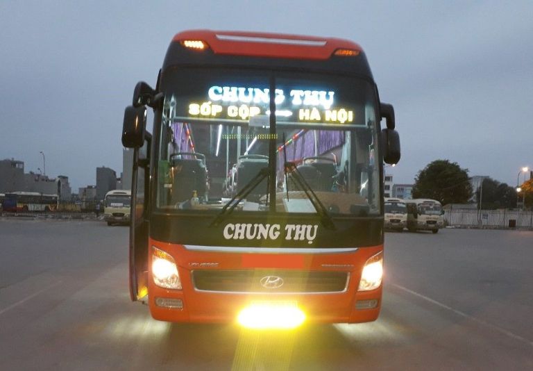 Xe khách Hà Nội Mộc Châu - Trung Thụ chỉ khai thác một tuyến một ngày lúc 19h 