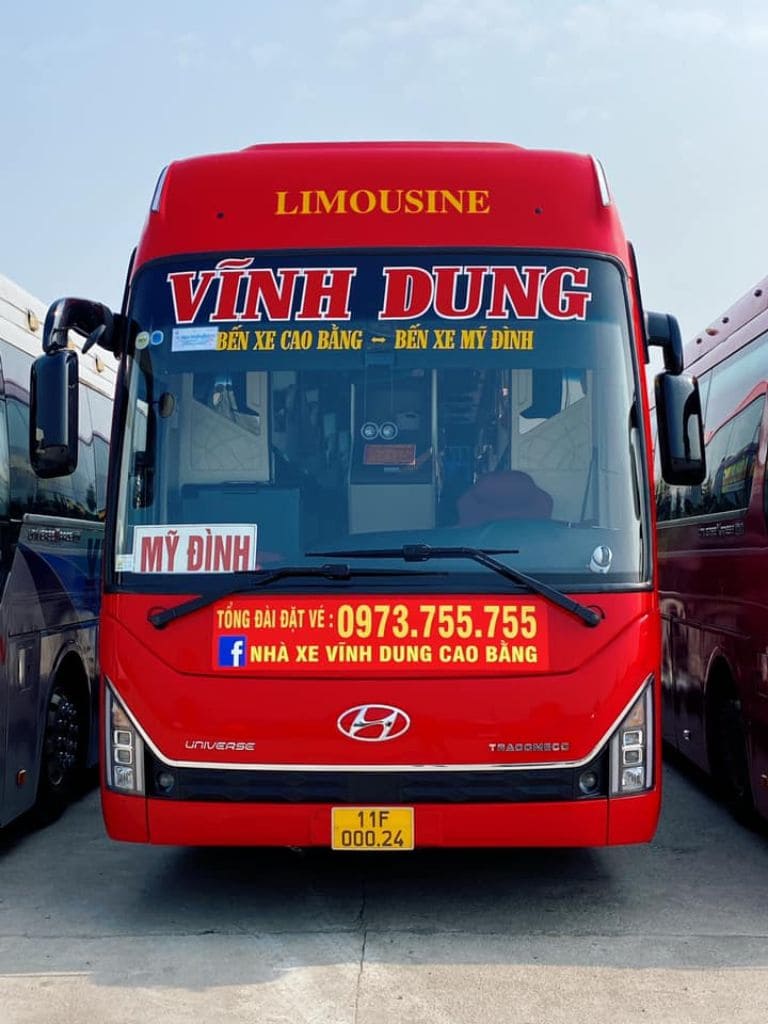 Vĩnh Dung là xe khách chuyên tuyến Hà Nội Trùng Khánh uy tín và chất lượng hàng đầu