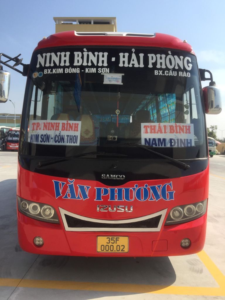 Nhà xe Văn Phương Ninh Bình Cát Bà