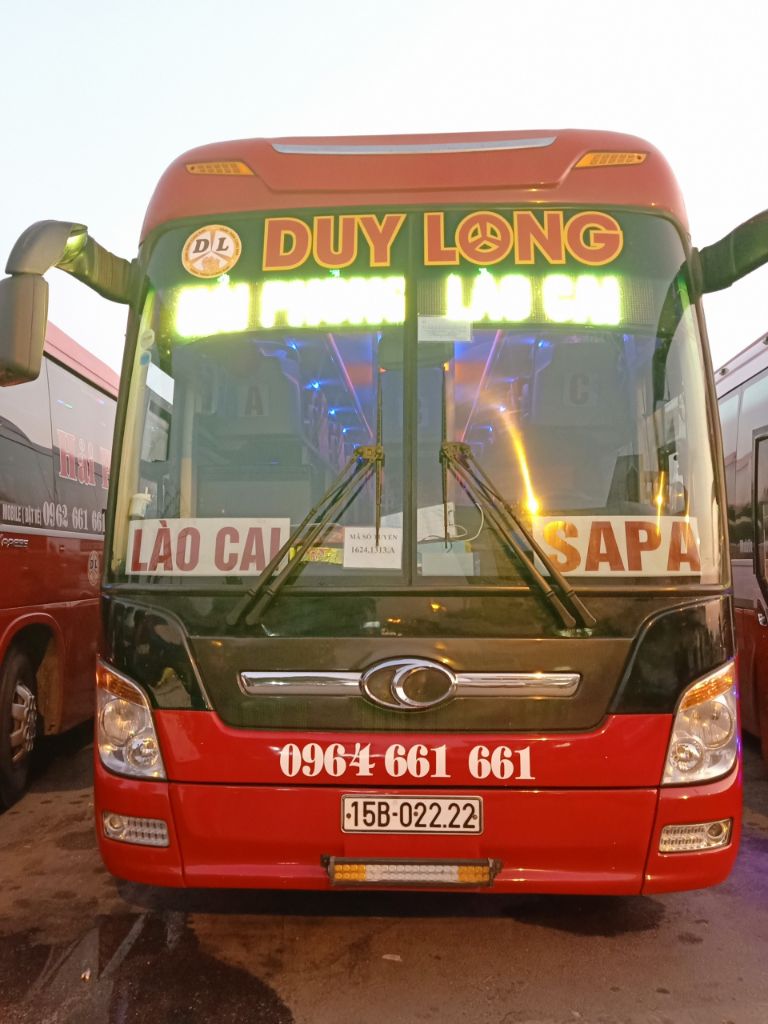 Nhà xe Duy Long Hải Phòng đi Việt Trì