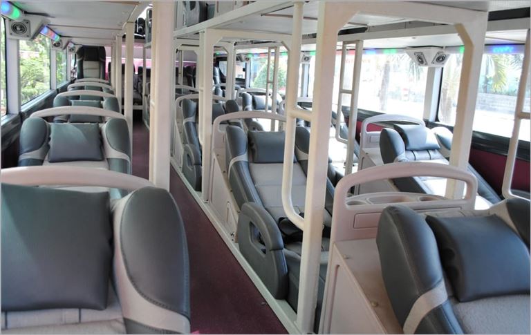 Hệ thống giường nằm chất lượng cao cùng các tiện nghi hiện đại bậc nhất của xe khách Phương Trang. 