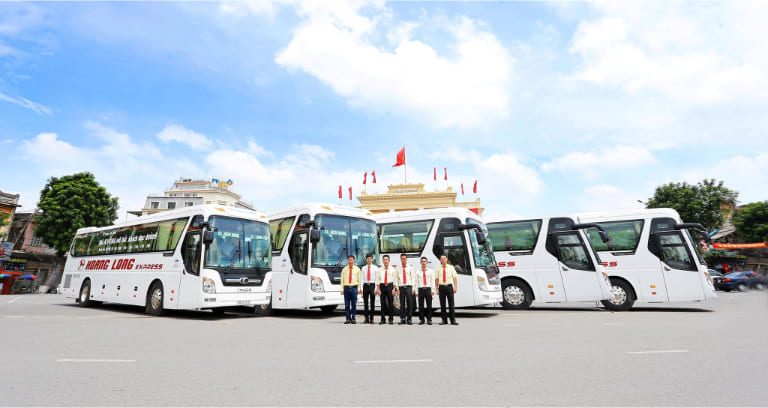 xe khách Hoàng Long trên tuyến Thanh Hóa Nam Định