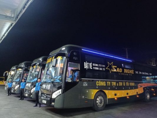 Xe Ninh Bình Vinh Nghệ An - Sao Nghệ Limousine