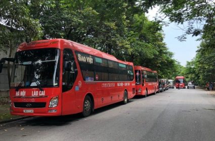 Xe khách Thanh Hóa Yên Bái- Sao Việt