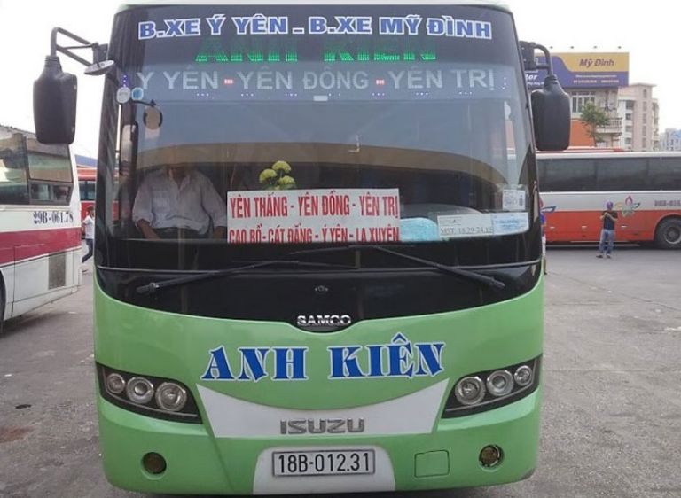 Anh Kiên là nhà xe giá rẻ trên tuyến Nam Định Hà Nội.