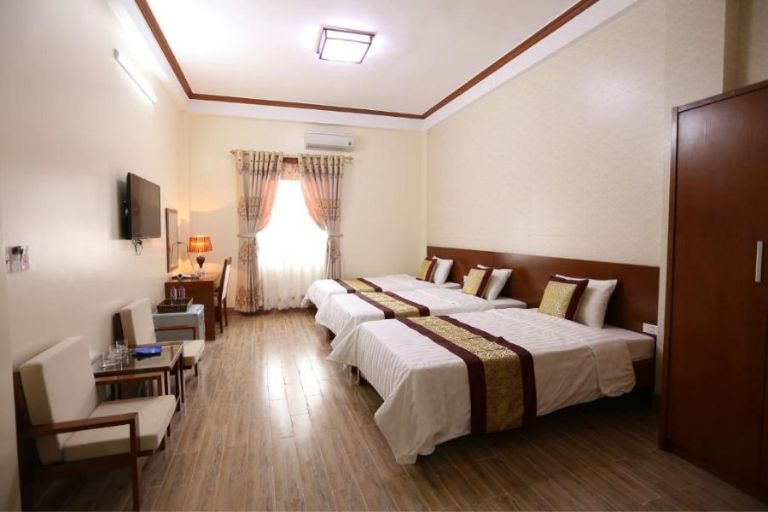 Khách sạn ở QUản Bạ với lối thiết kế tối giản và đề cao sự gọn gàng, sạch sẽ