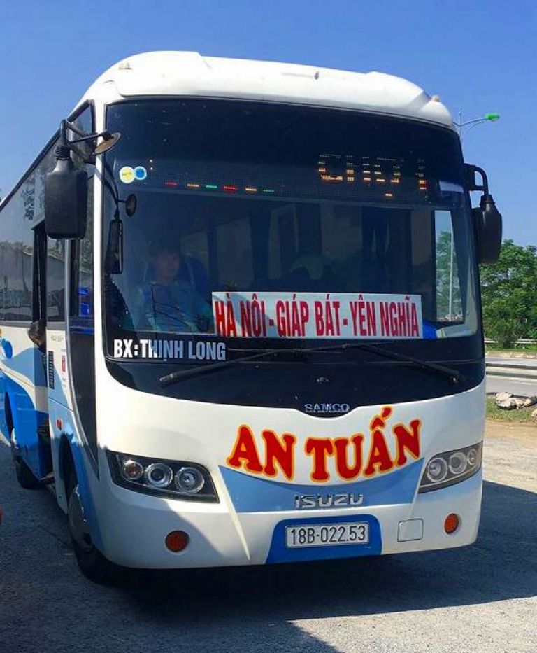 Nhà xe An Tuấn chuyên chạy tuyến Hà Nội Nam Định.