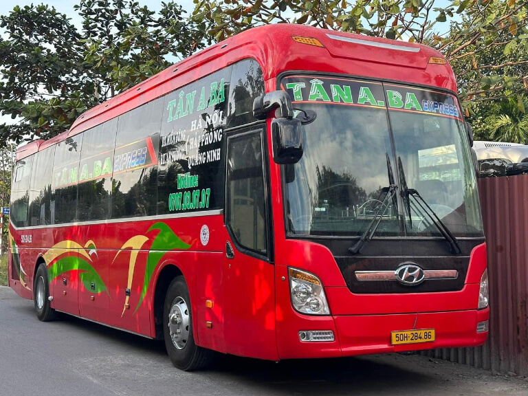 Xe khách Tân Apa Sài Gòn Huế sử dụng đồng bộ xe giường nằm mới.