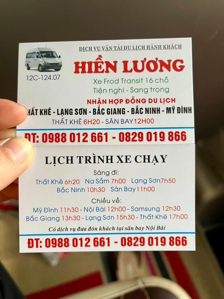 Nhà xe có lịch trình hoạt động rõ ràng và khung giờ cụ thể để khách hàng theo dõi.
