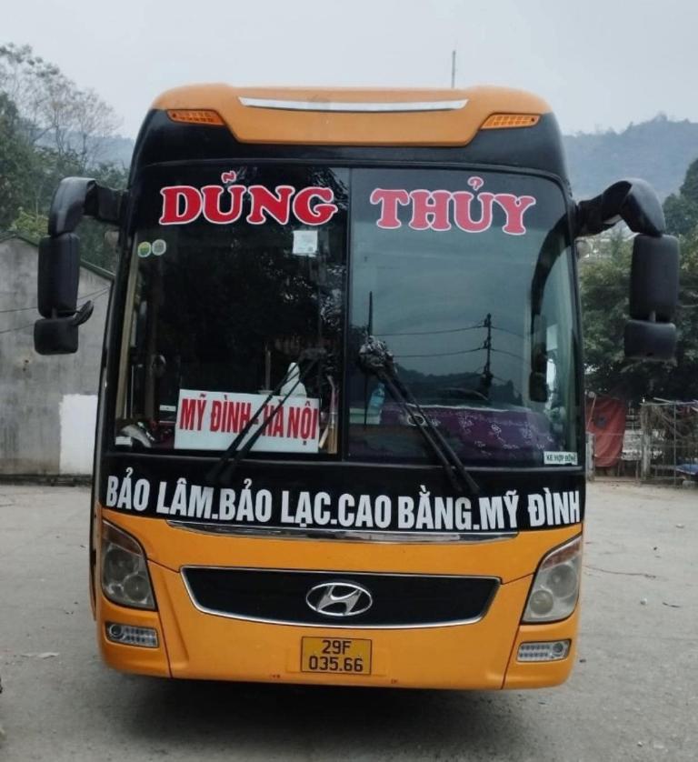 Nhà xe Dũng Thủy sở hữu kinh nghiệm dày dặn trên tuyến Hà Nội Bảo Lạc, Cao Bằng.