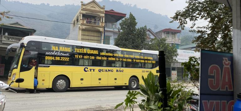 Nhà xe Quang Bắc đã không còn là thương hiệu vận tải xa lạ với hành khách di chuyển tuyến Tuyên Quang.